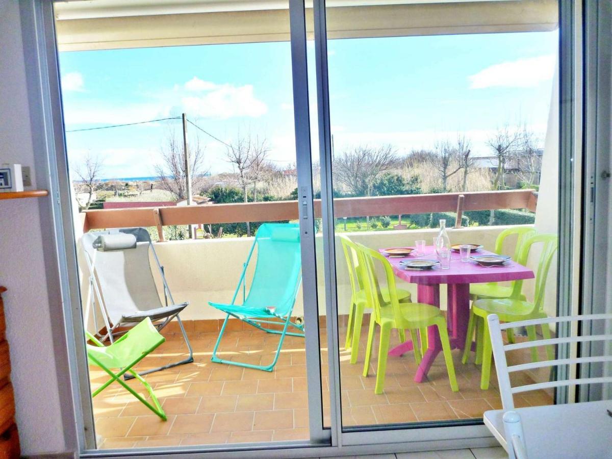 Studio Cabine Cosy Avec Terrasse, Acces Direct Plage Et Parking Prive, 2-4 Pers, Animaux Ok - Fr-1-387-139 Marseillan  Exterior foto